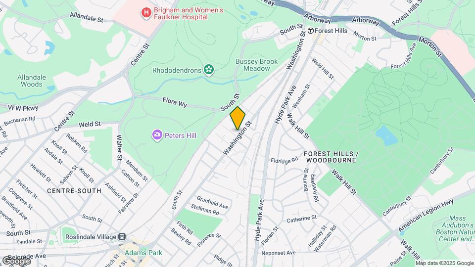 3943 Washington St Map and Location Details