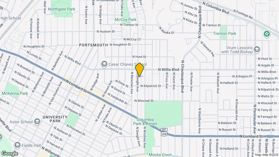 8300 N Dwight Ave, Unit Apartment Mapa y Detalles de la Ubicación