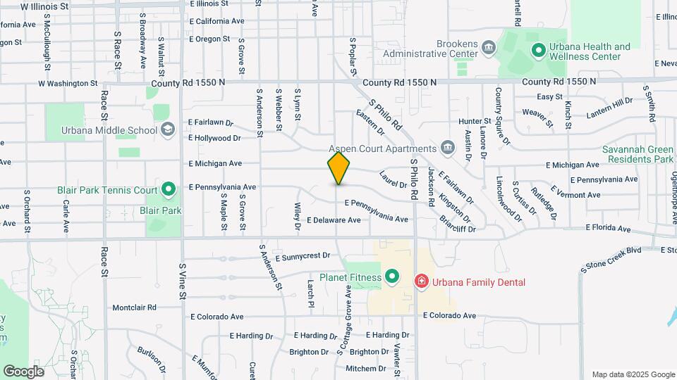 1402 S Cottage Grove Ave Map and Location Details