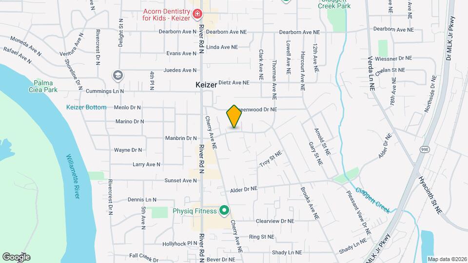 160 Manbrin Dr NE Map and Location Details