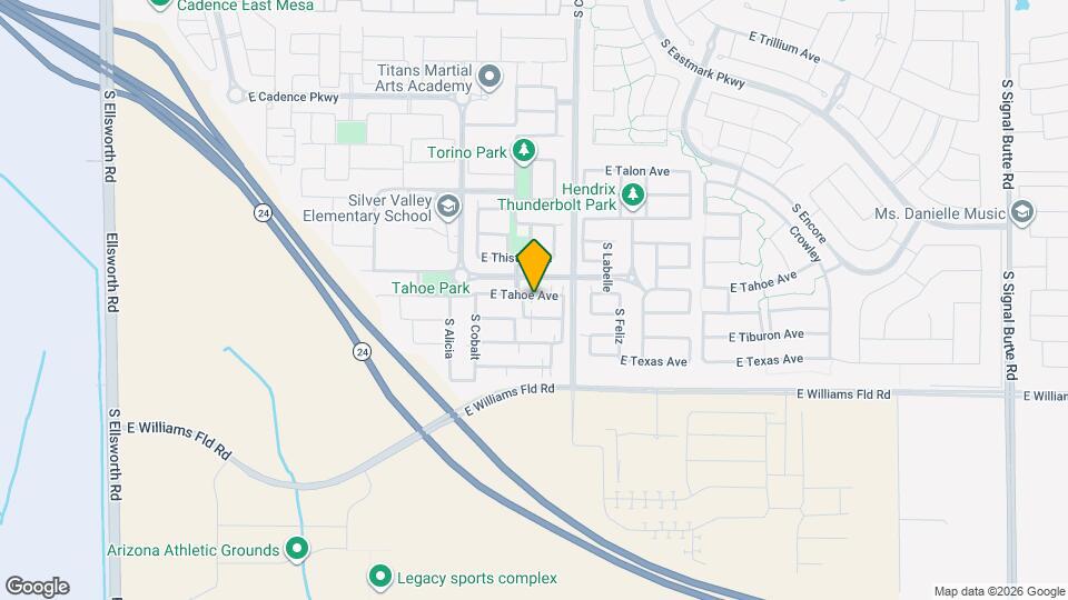 9907 E Tahoe Ave Map and Location Details