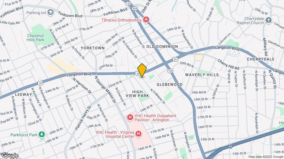 2110 N Culpeper St Map and Location Details