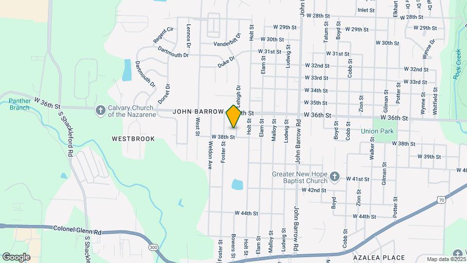 3714 Bowers St Map and Location Details