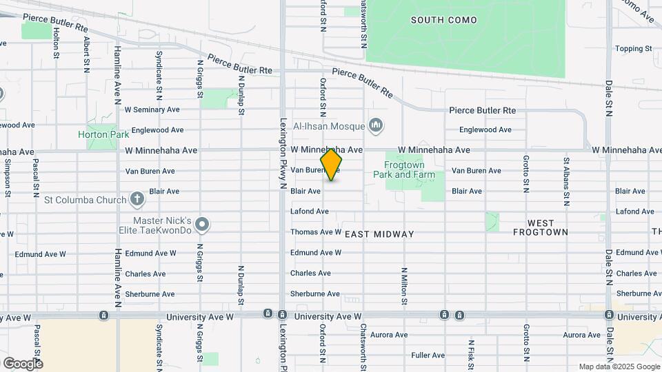 1033 Blair Ave Map and Location Details