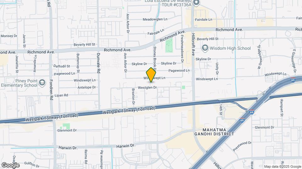 8020 Westglen Dr Map and Location Details