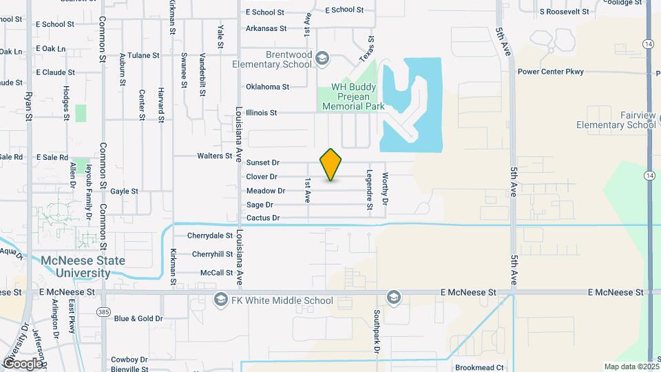 1501 Meadow Dr Map and Location Details