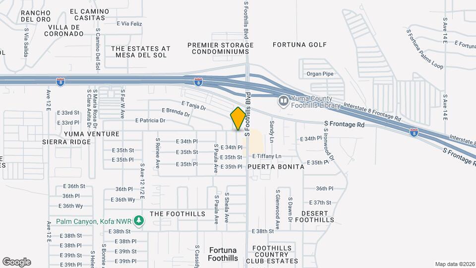 12869 E 34th St Map and Location Details