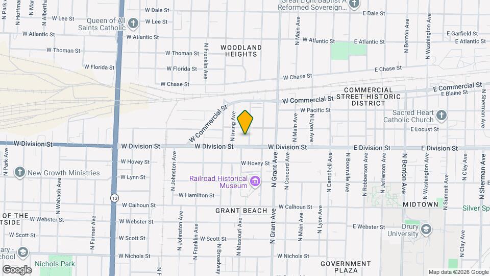 1519 N Missouri Ave Map and Location Details