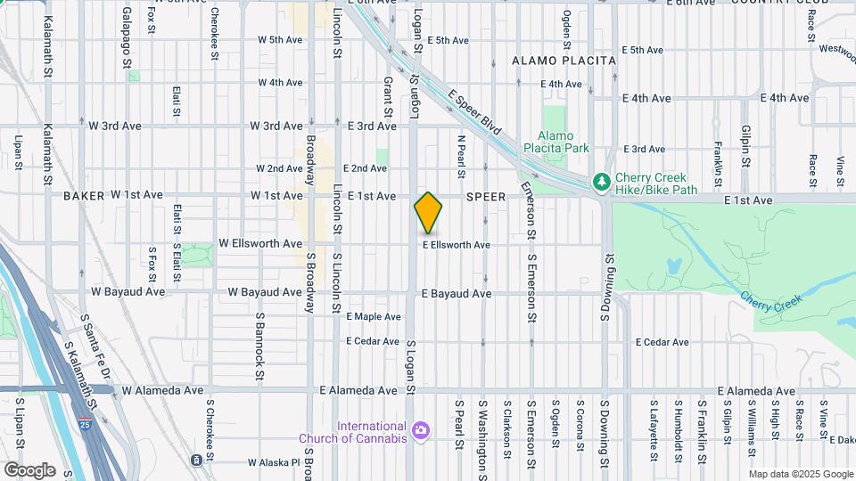 421-425 E Ellsworth Ave Map and Location Details
