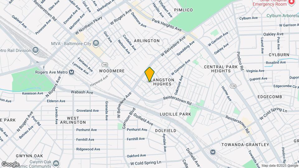 5109 Arbutus Ave Map and Location Details