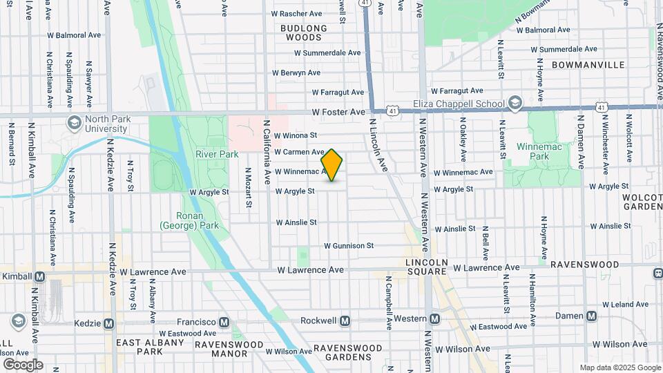 2622 W Argyle St, Unit Garden Map and Location Details