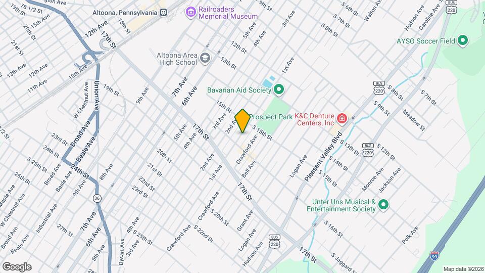 1523 1st Ave Map and Location Details