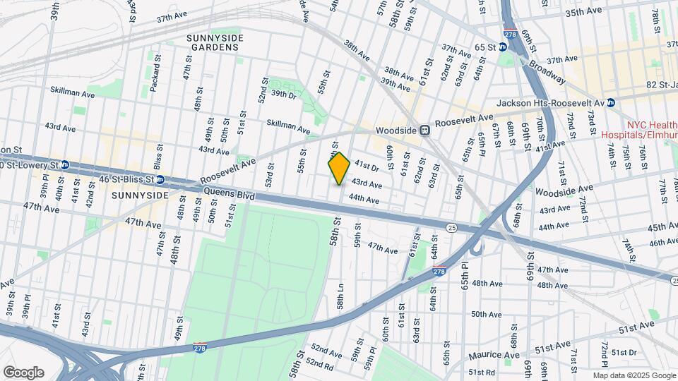 43-18 58th St Mapa y Detalles de la Ubicación
