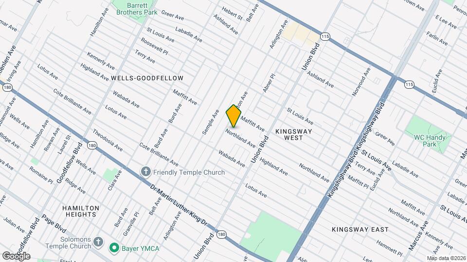 5377 Northland Ave Map and Location Details