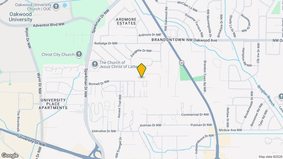 4420 Bonnell Dr NW Mapa y Detalles de la Ubicación