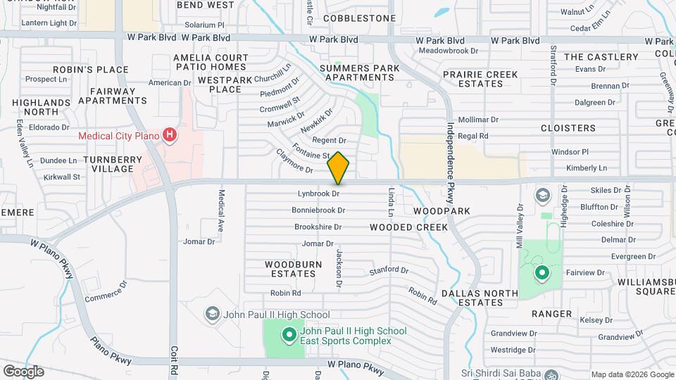 3305 Lynbrook Dr Map and Location Details