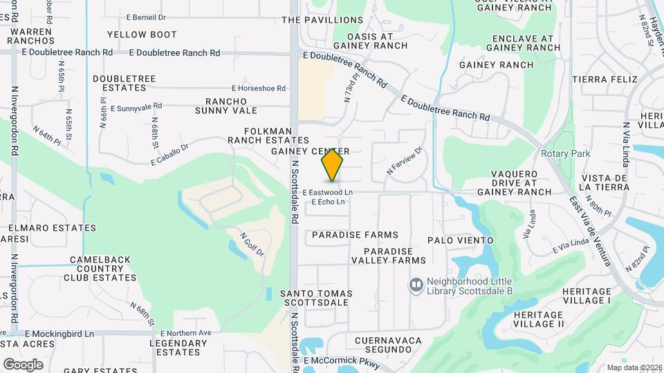 7307 E Vaquero Dr Map and Location Details