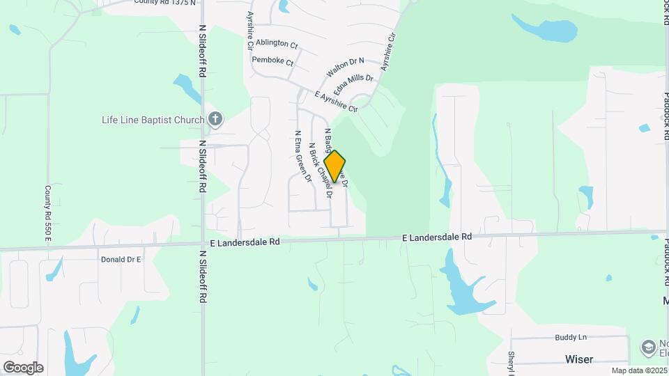 13173 N Brick Chapel Dr Map and Location Details