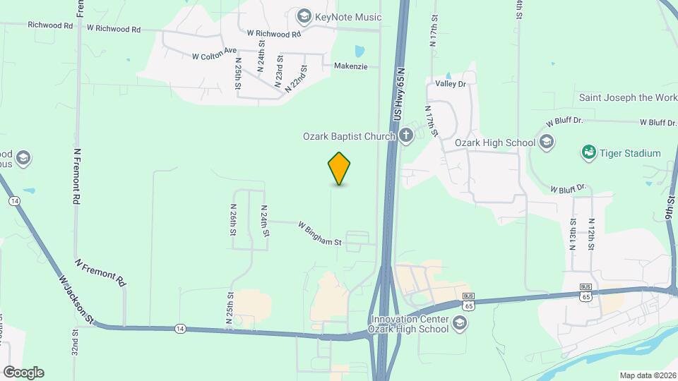 1118 N Missouri Dr Map and Location Details