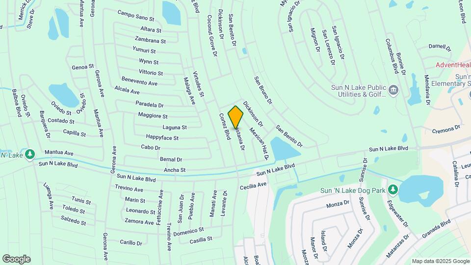 5541 Castania Dr Map and Location Details
