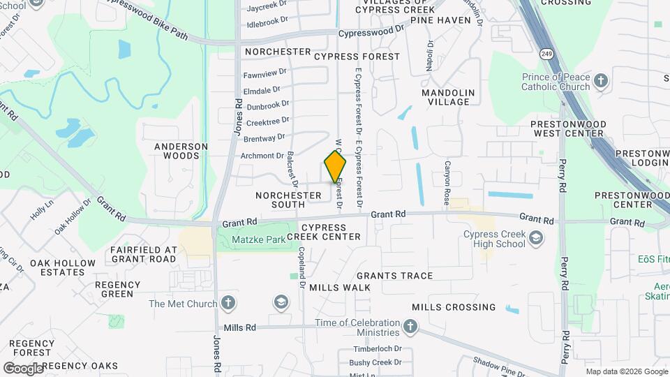 13318 Queensride Ln Map and Location Details