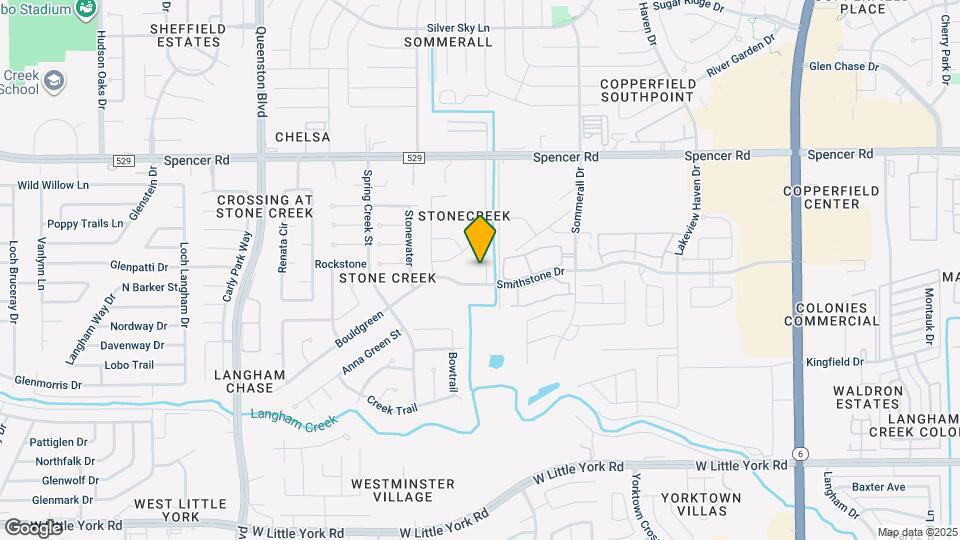 6715 Hillsdale Creek Dr Map and Location Details