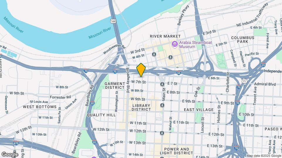 612 Central St Map and Location Details