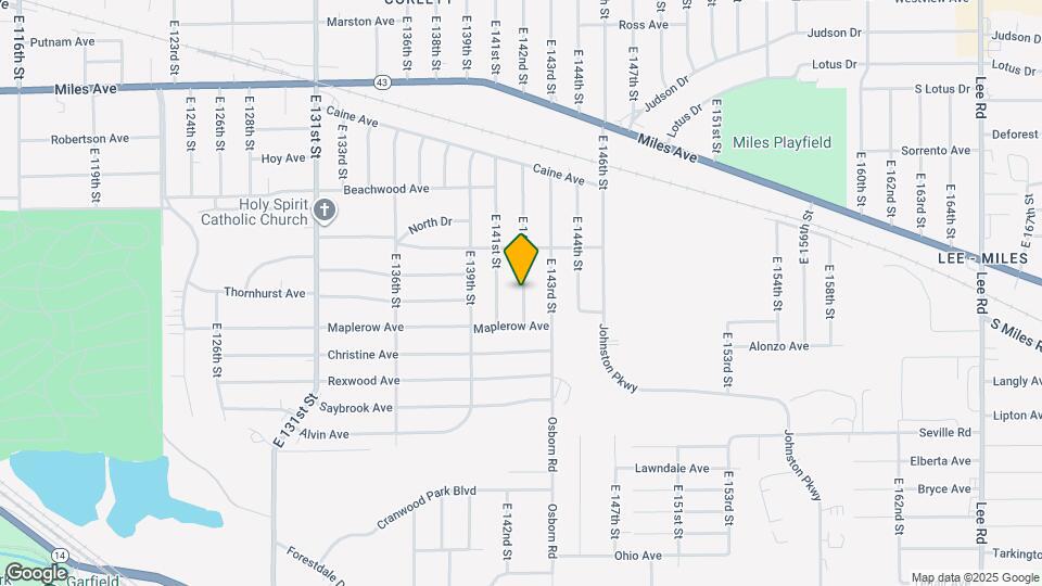 4428 E 142nd St Map and Location Details