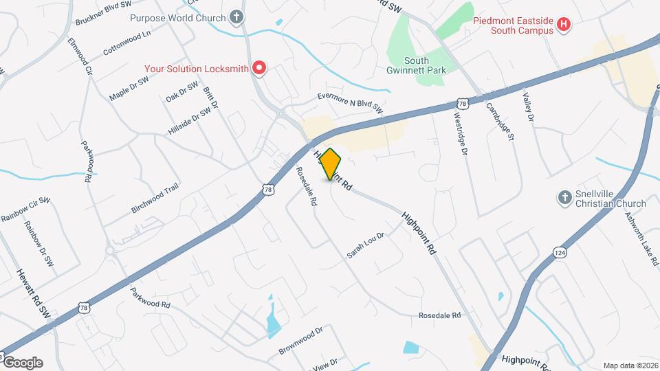 3197 Highpoint Ct Map and Location Details