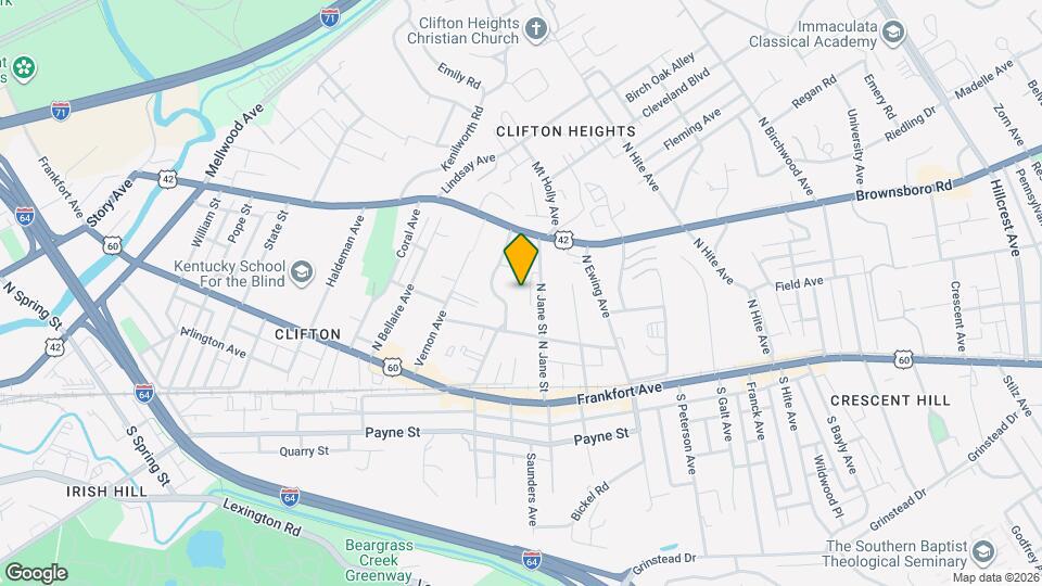 221 N Clifton Ave Map and Location Details