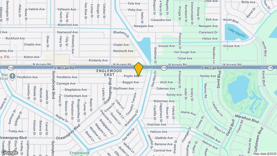 11407 Poplin Ave Map and Location Details