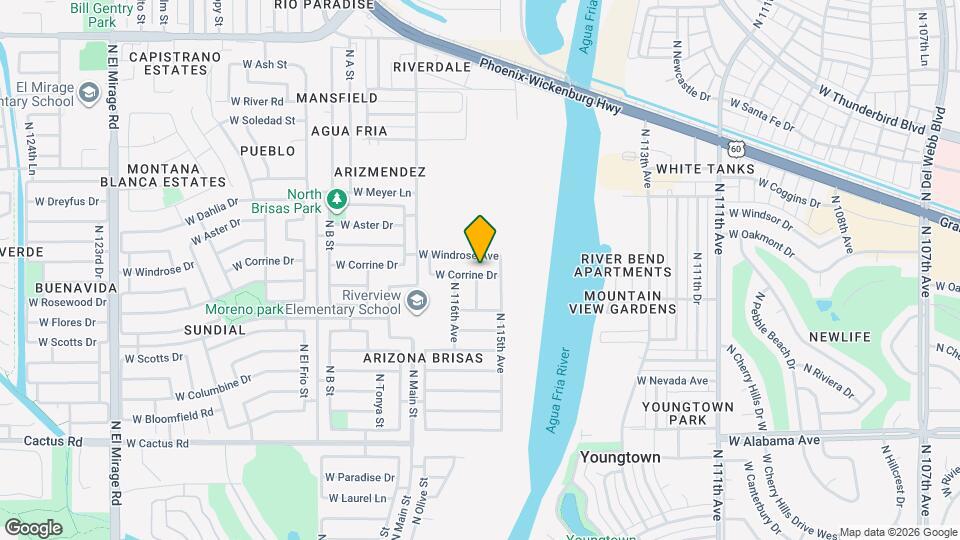 11522 W Corrine Dr Map and Location Details