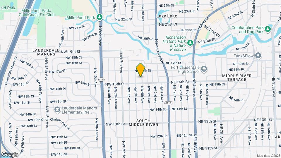 1613 NW 4th Ave Map and Location Details