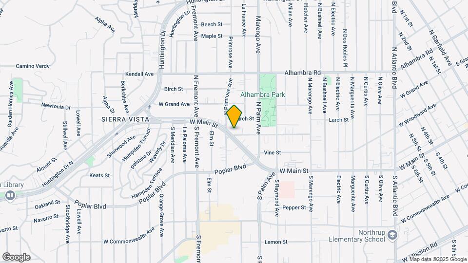 2305 Cedar St Map and Location Details
