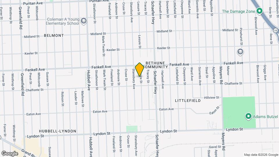 15047 Lesure St Map and Location Details