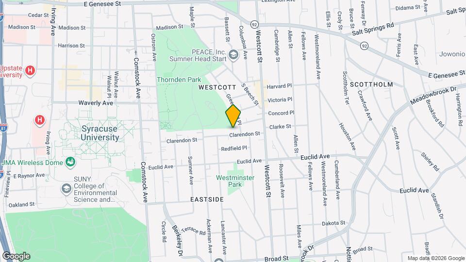 543 Clarendon St Map and Location Details