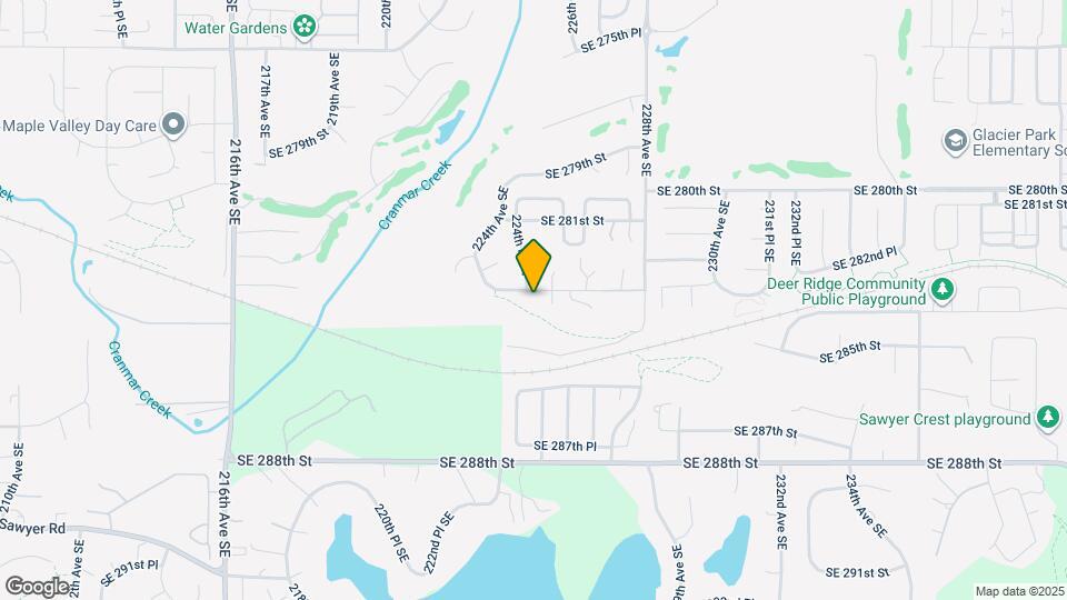 22437 SE 283rd St Map and Location Details