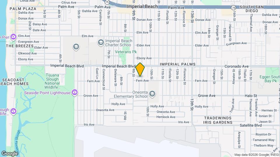 1186 Emory St Map and Location Details