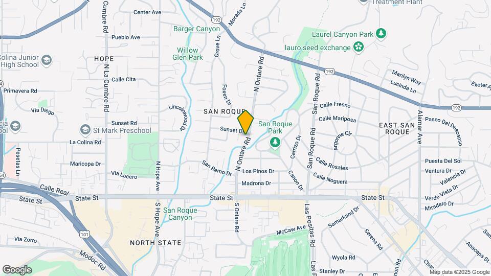 345 N Ontare Rd Map and Location Details