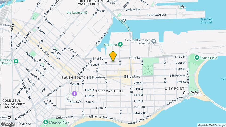 610 E 2nd St, Unit 2 Map and Location Details