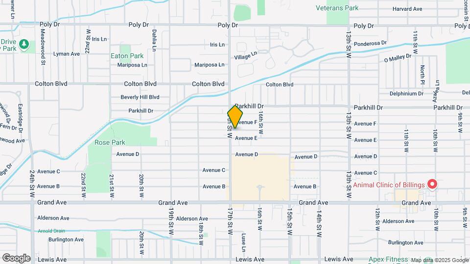 1613 Avenue E Map and Location Details