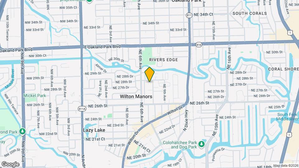 2741 NE 8th Ave, Unit 11 Map and Location Details