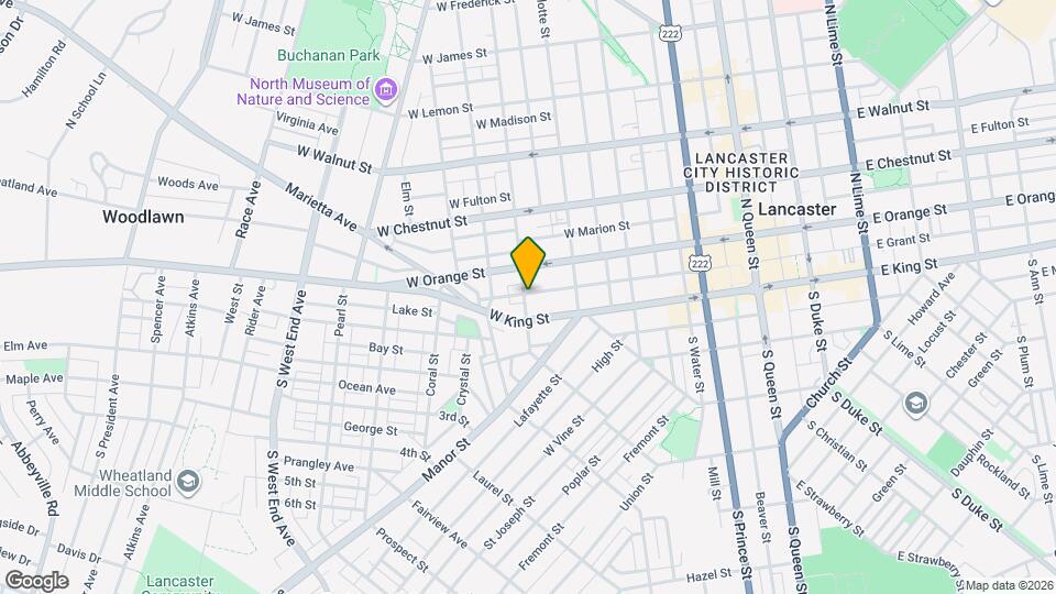 23 N Mary St Map and Location Details