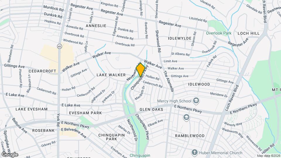 6199 Chinquapin Pkwy Map and Location Details