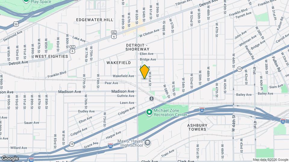 6210 Pear Ave Map and Location Details