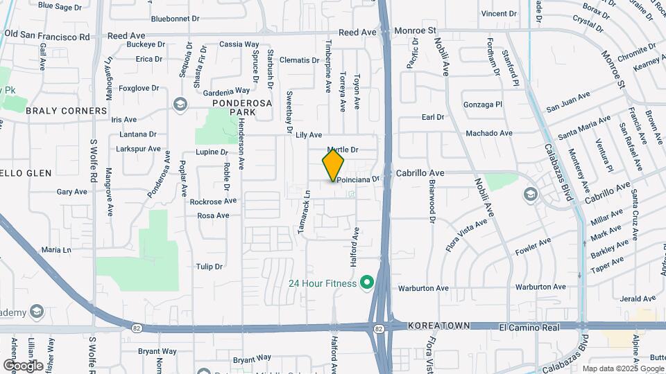 3756 Poinciana Dr Map and Location Details