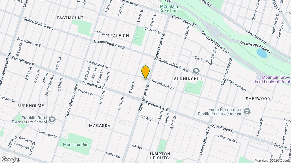 508 Upper Gage Ave Map and Location Details