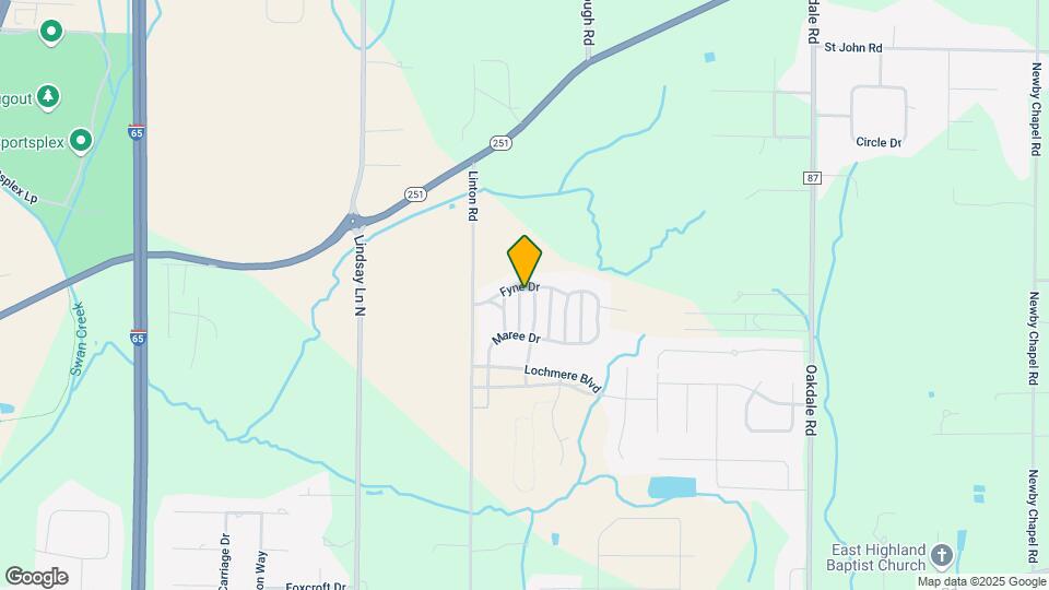17413 Lochaber Dr Map and Location Details