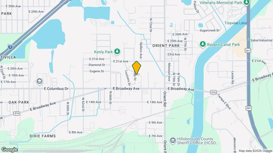 2811 Anthony St Mapa y Detalles de la Ubicación