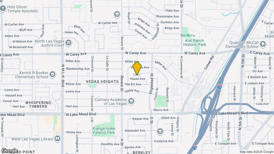 640 Hause Ave Mapa y Detalles de la Ubicación